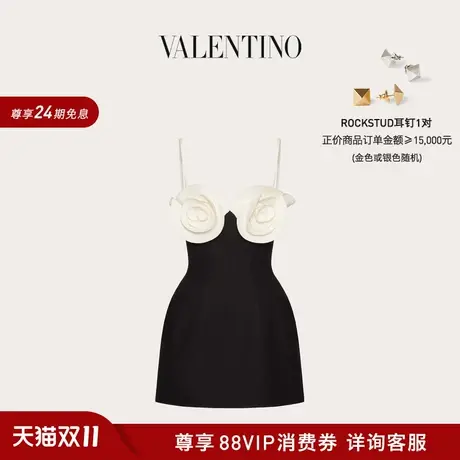 【新品】华伦天奴VALENTINO女士 CREPE COUTURE 短款连衣裙商品大图