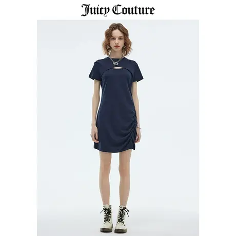 Juicy Couture橘滋连衣裙女2023夏季新款设计小众短袖修身包臀裙商品大图