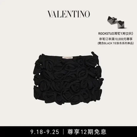 【12期免息】华伦天奴VALENTINO女士 CREPE COUTURE 迷你裙裤图片
