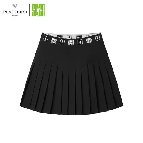 【商场同款】太平鸟SPCN系列2023年春季新款百褶短裙半身裙图片
