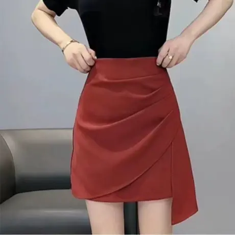 短款半身裙女夏季新款2023韩版小个子显瘦百褶裙包臀裙a字裙短裙图片