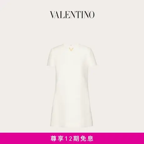 【24期免息】华伦天奴VALENTINO女士 CREPE COUTURE 短款连衣裙图片