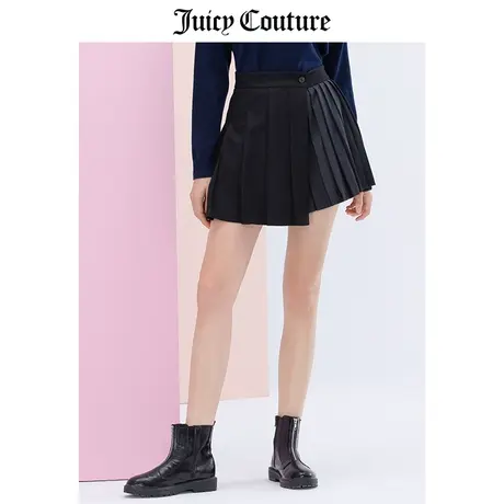 Juicy Couture橘滋美式夏季新款梭织百褶半裙设计感显瘦时尚短裙图片