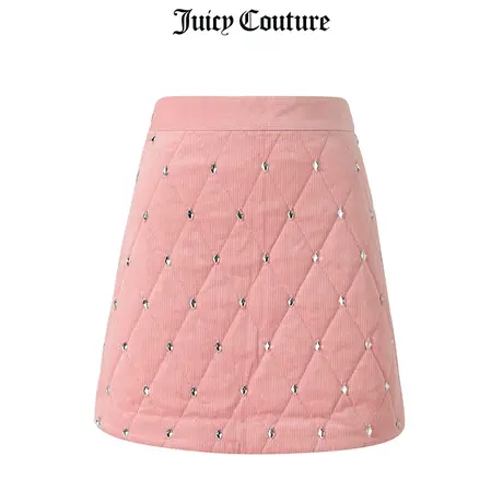 Juicy Couture橘滋半裙女春季新款美式时尚百搭显瘦梭织A型半身裙商品大图