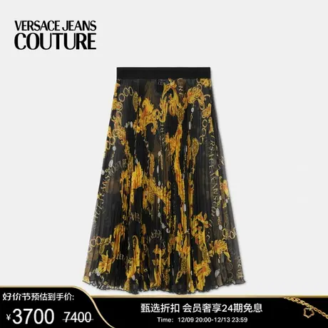 【甄选折扣】VERSACE JEANS COUTURE 女士Chain Couture迷笛裙图片