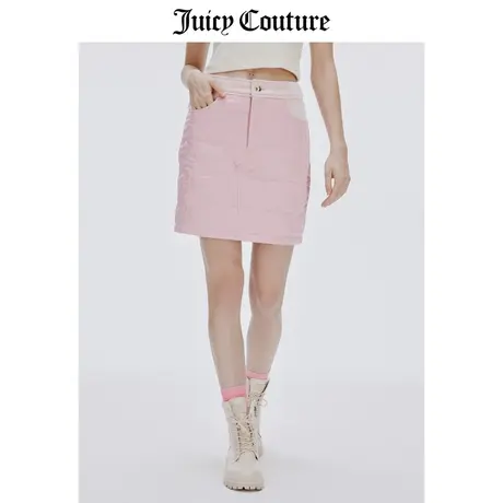 Juicy Couture橘滋短裙女春季新款美式休闲套装爱心加厚包臀半裙图片