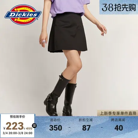 Dickies 春夏 环保纤维 女式短裙 百褶裙半身裙图片