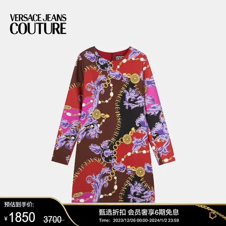 【甄选折扣】VERSACE JEANS COUTURE 女士Chain Couture连衣裙图片