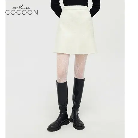 MISSCOCOON法式鱼尾香风裙子24春装新款女高腰半身裙图片