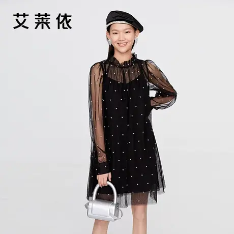 艾莱依商场同款春夏季新款小衫女2022韩版设计感小众甜美气质上衣商品大图