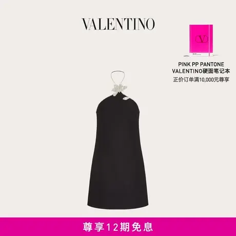 【24期免息】华伦天奴VALENTINO女士 CREPE COUTURE 短款连衣裙图片